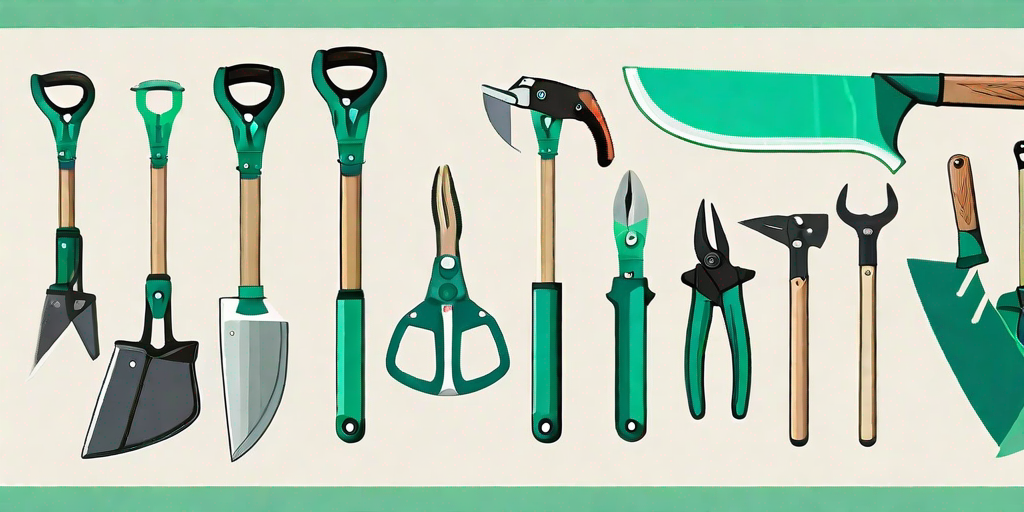 Various types of garden loppers