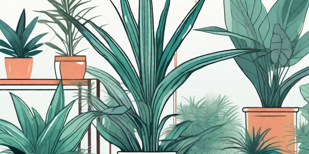 A dracaena plant in an indoor setting