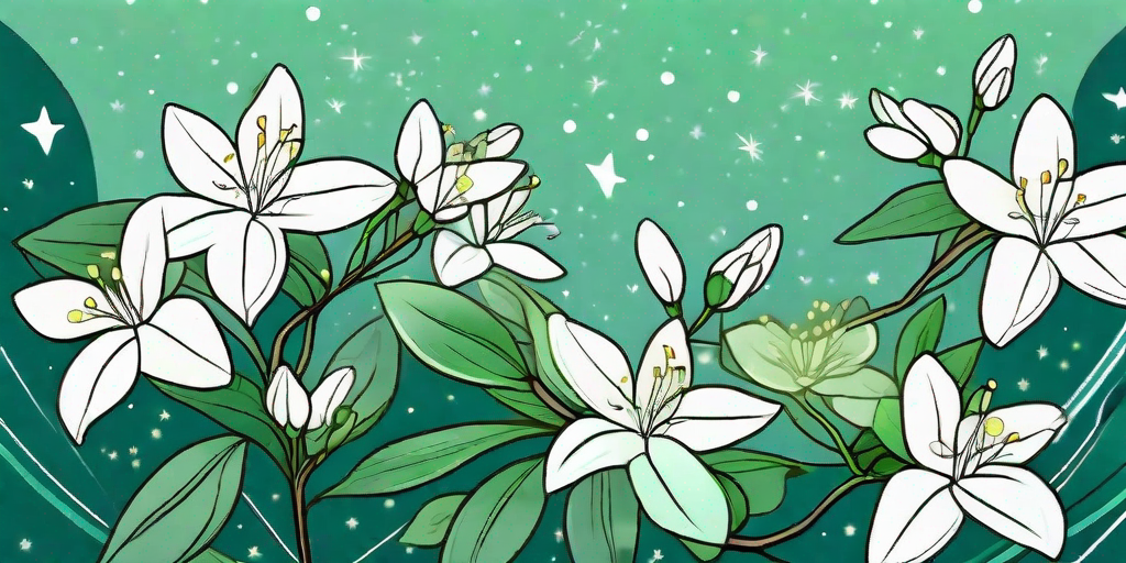 A star jasmine plant