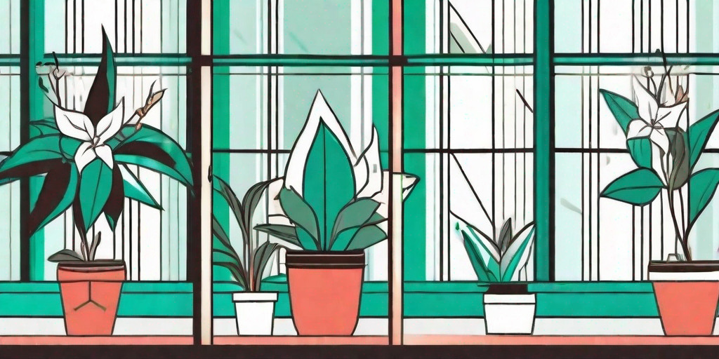 A vibrant mandevilla plant in a warm indoor setting