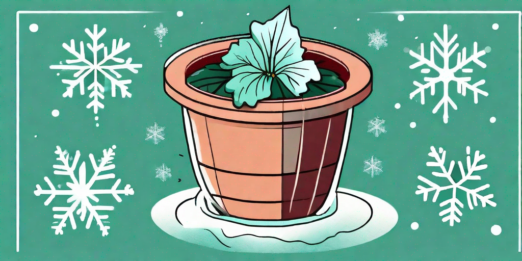 A healthy hibiscus plant in a pot