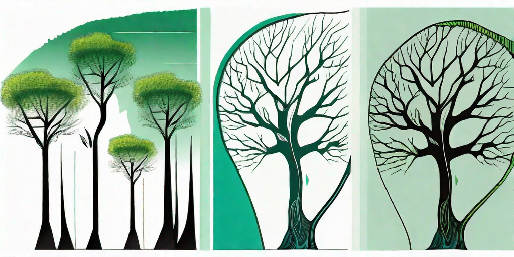 A life cycle of a tree