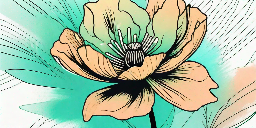 A vibrant amapola flower in full bloom