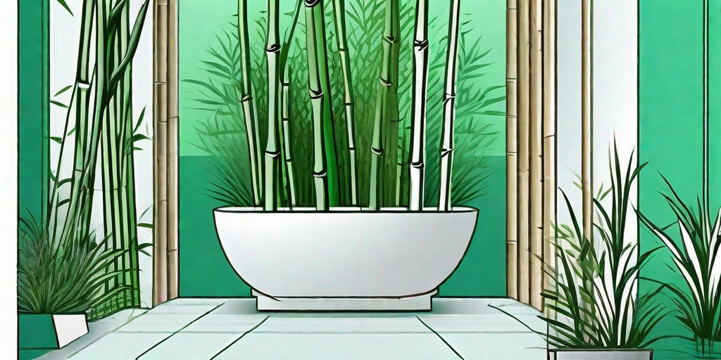 Several different types of bamboo plants