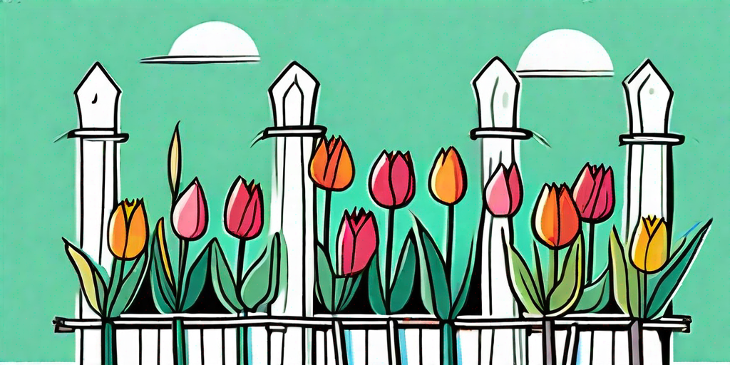 A vibrant and bold garden scene filled with various colors of fringed tulips