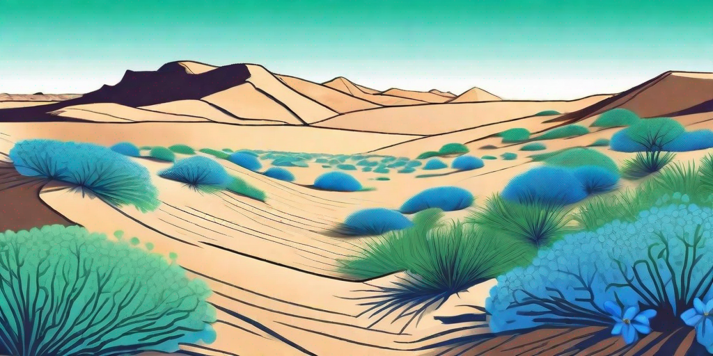 A vast desert landscape