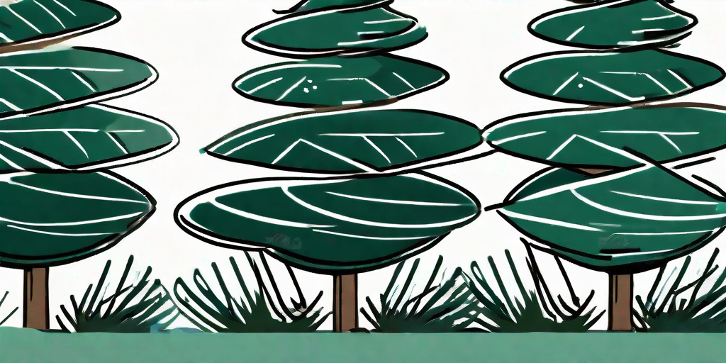A lush mugo pine tree thriving in a well-kept garden