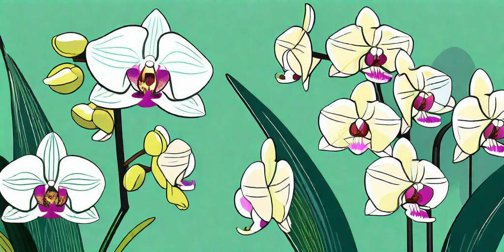 A vibrant collection of diverse and beautiful orchids