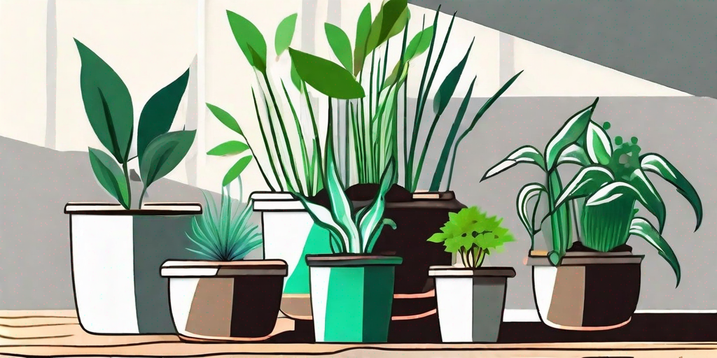 Various types of eco-friendly pot kits with a variety of plants sprouting from them