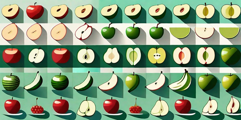 A variety of fruits from apples to zucchinis