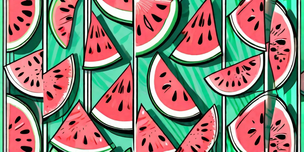 Several different varieties of watermelon