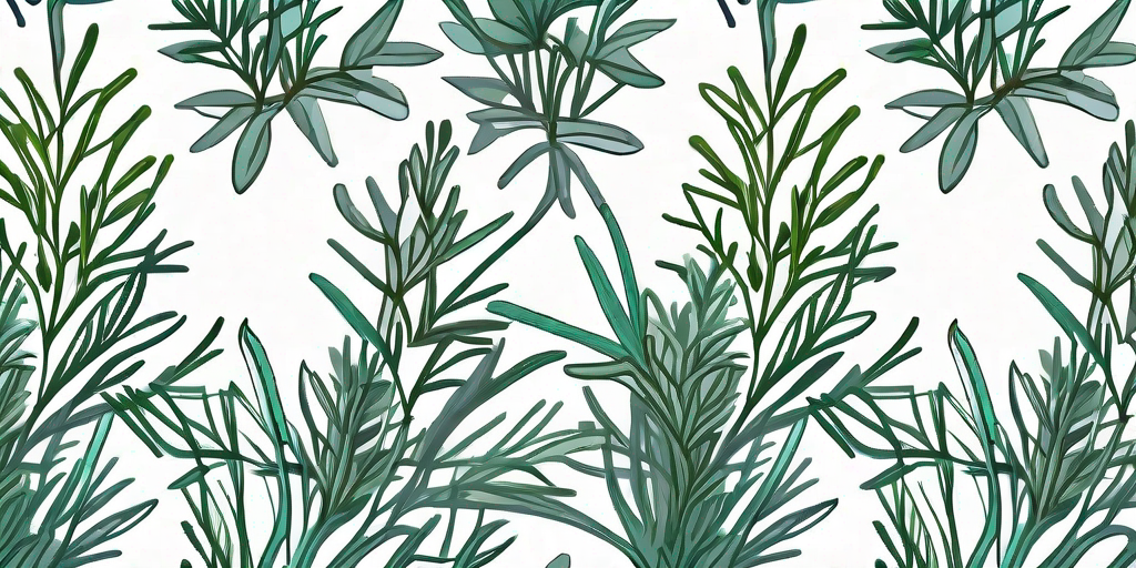 Several different varieties of rosemary plants