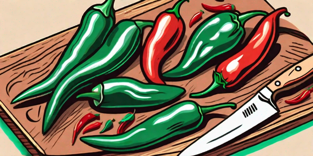 Various types of chilli peppers in vibrant colors
